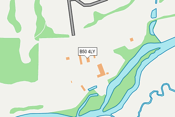 B50 4LY map - OS OpenMap – Local (Ordnance Survey)