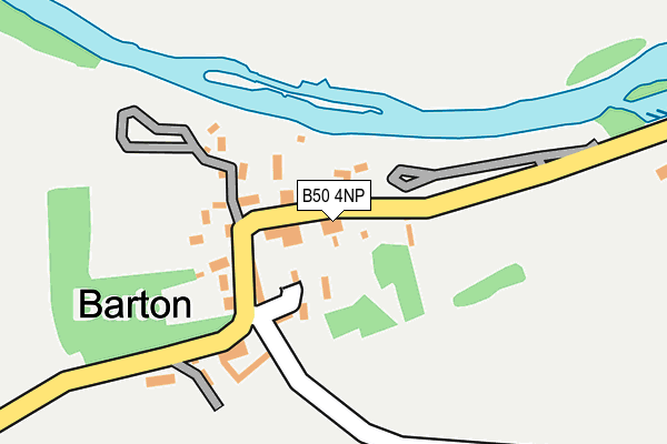 B50 4NP map - OS OpenMap – Local (Ordnance Survey)