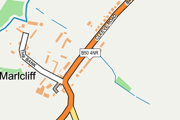 B50 4NR map - OS OpenMap – Local (Ordnance Survey)