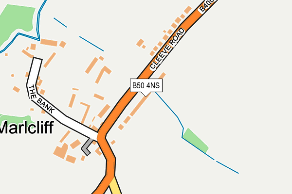 B50 4NS map - OS OpenMap – Local (Ordnance Survey)