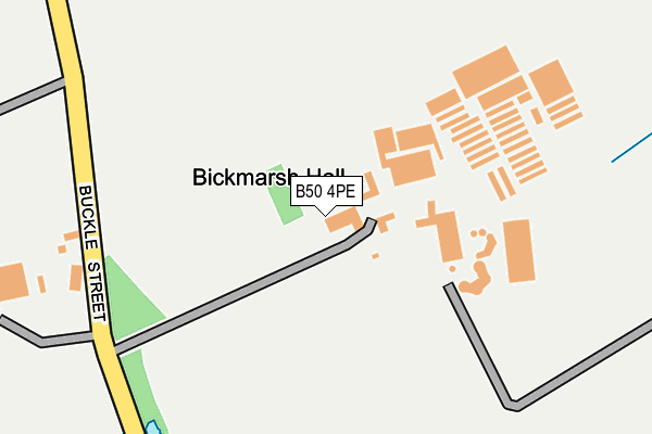 B50 4PE map - OS OpenMap – Local (Ordnance Survey)