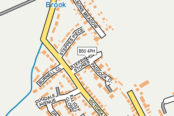 B50 4PH map - OS OpenMap – Local (Ordnance Survey)