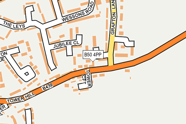 B50 4PP map - OS OpenMap – Local (Ordnance Survey)