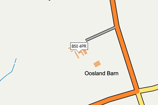 B50 4PR map - OS OpenMap – Local (Ordnance Survey)