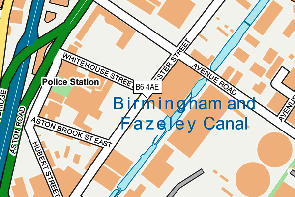 B6 4AE map - OS OpenMap – Local (Ordnance Survey)