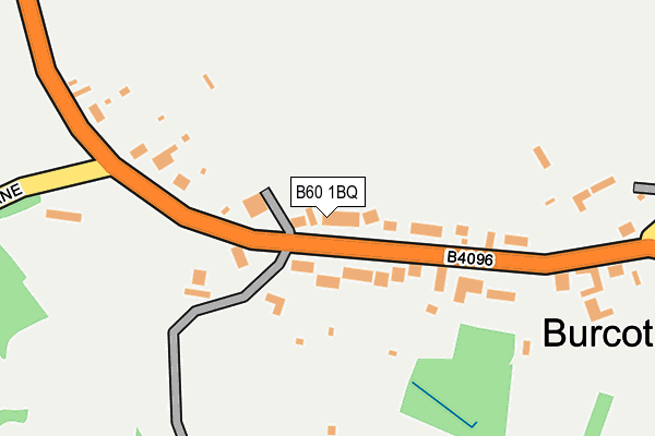 B60 1BQ map - OS OpenMap – Local (Ordnance Survey)
