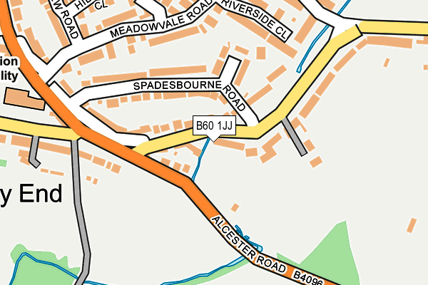 B60 1JJ map - OS OpenMap – Local (Ordnance Survey)