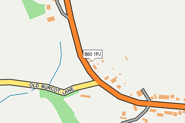 B60 1PJ map - OS OpenMap – Local (Ordnance Survey)