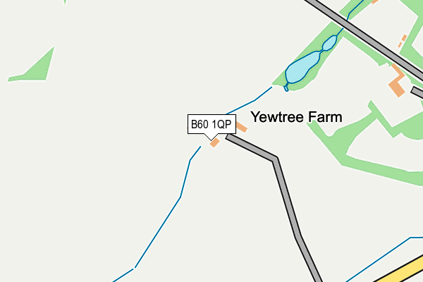 B60 1QP map - OS OpenMap – Local (Ordnance Survey)