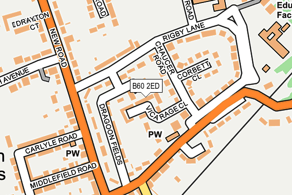 B60 2ED map - OS OpenMap – Local (Ordnance Survey)