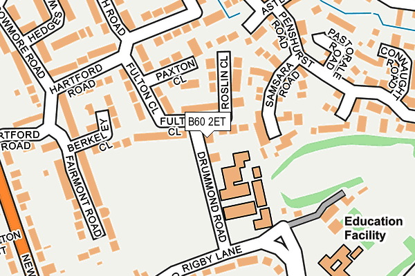 B60 2ET map - OS OpenMap – Local (Ordnance Survey)