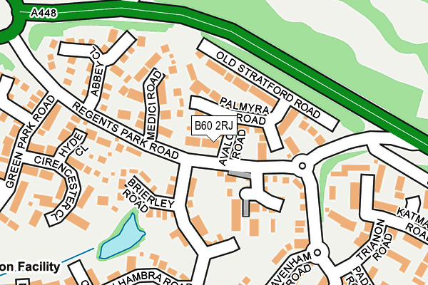 B60 2RJ map - OS OpenMap – Local (Ordnance Survey)