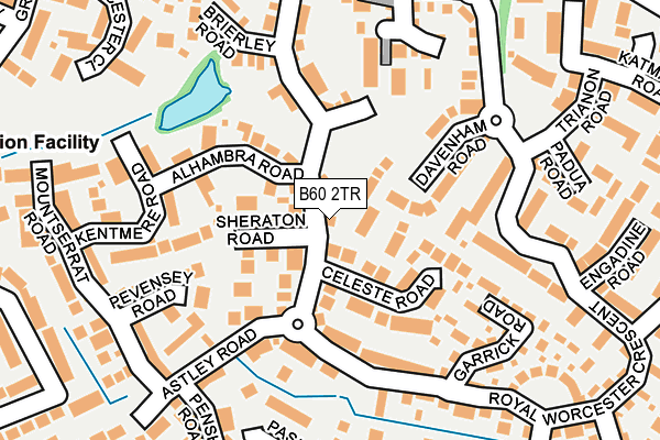 B60 2TR map - OS OpenMap – Local (Ordnance Survey)