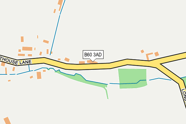 B60 3AD map - OS OpenMap – Local (Ordnance Survey)