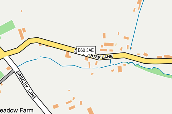 B60 3AE map - OS OpenMap – Local (Ordnance Survey)