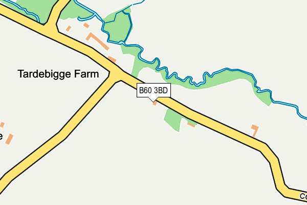 B60 3BD map - OS OpenMap – Local (Ordnance Survey)