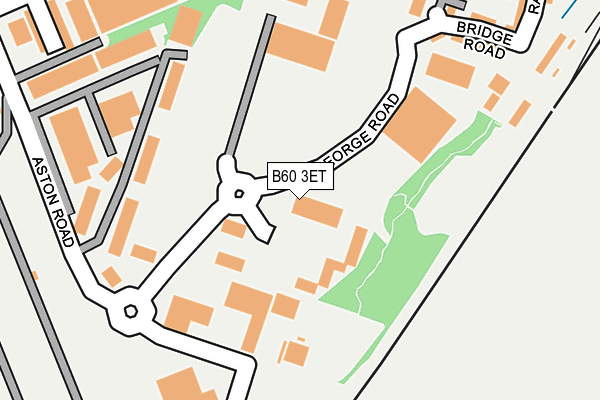 B60 3ET map - OS OpenMap – Local (Ordnance Survey)