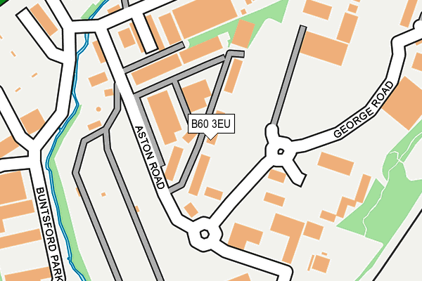 B60 3EU map - OS OpenMap – Local (Ordnance Survey)