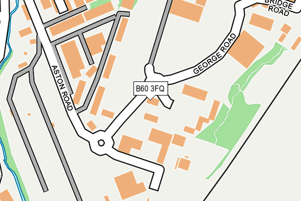 B60 3FQ map - OS OpenMap – Local (Ordnance Survey)