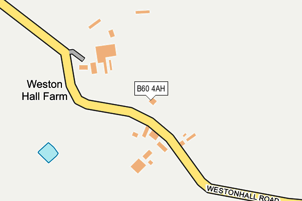 B60 4AH map - OS OpenMap – Local (Ordnance Survey)