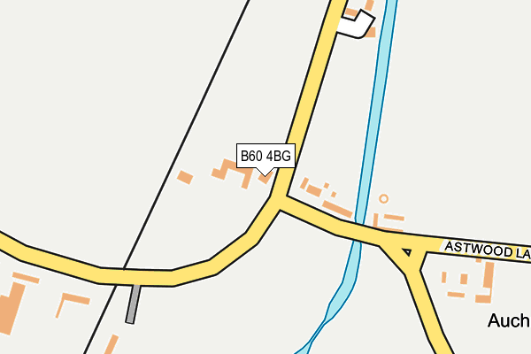 B60 4BG map - OS OpenMap – Local (Ordnance Survey)