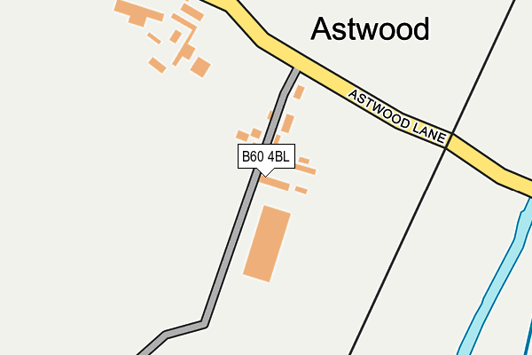 B60 4BL map - OS OpenMap – Local (Ordnance Survey)