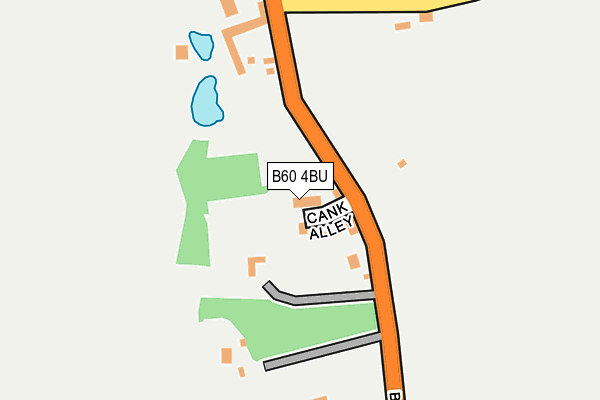 B60 4BU map - OS OpenMap – Local (Ordnance Survey)