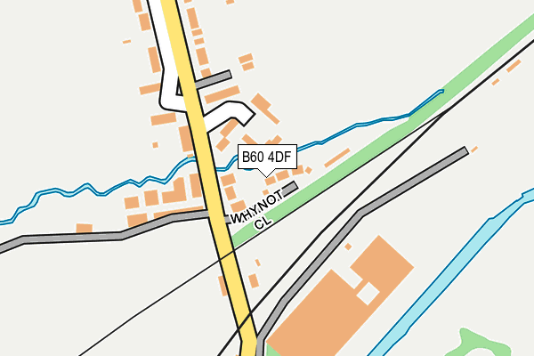 B60 4DF map - OS OpenMap – Local (Ordnance Survey)