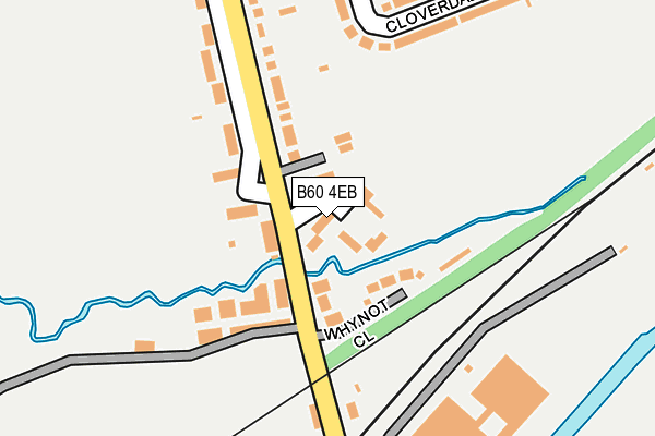 B60 4EB map - OS OpenMap – Local (Ordnance Survey)