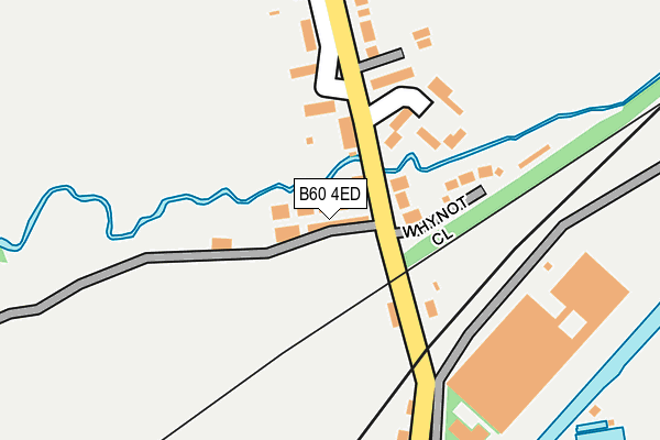 B60 4ED map - OS OpenMap – Local (Ordnance Survey)