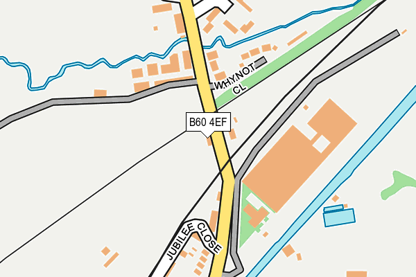 B60 4EF map - OS OpenMap – Local (Ordnance Survey)