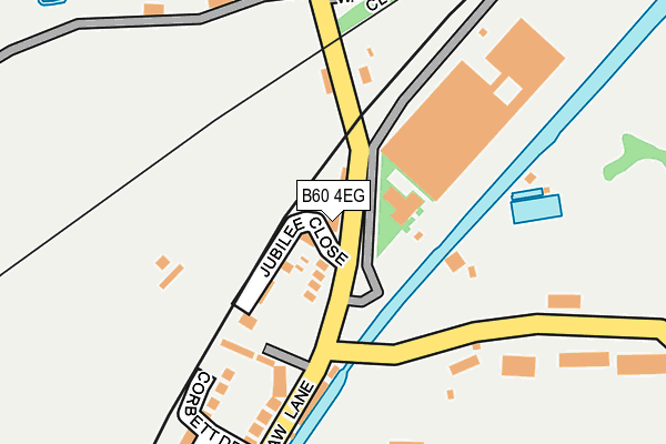 B60 4EG map - OS OpenMap – Local (Ordnance Survey)