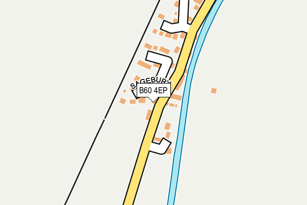 B60 4EP map - OS OpenMap – Local (Ordnance Survey)