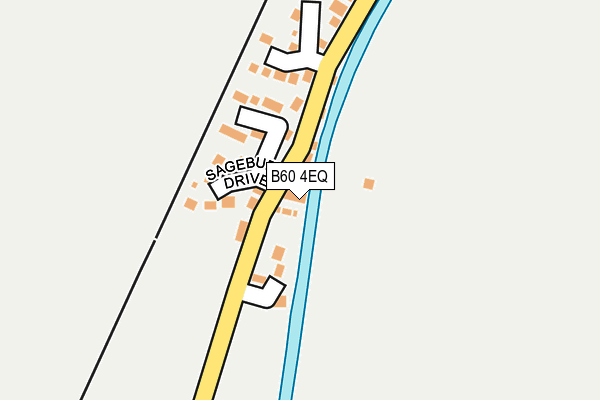 B60 4EQ map - OS OpenMap – Local (Ordnance Survey)