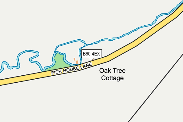 B60 4EX map - OS OpenMap – Local (Ordnance Survey)