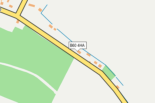 B60 4HA map - OS OpenMap – Local (Ordnance Survey)