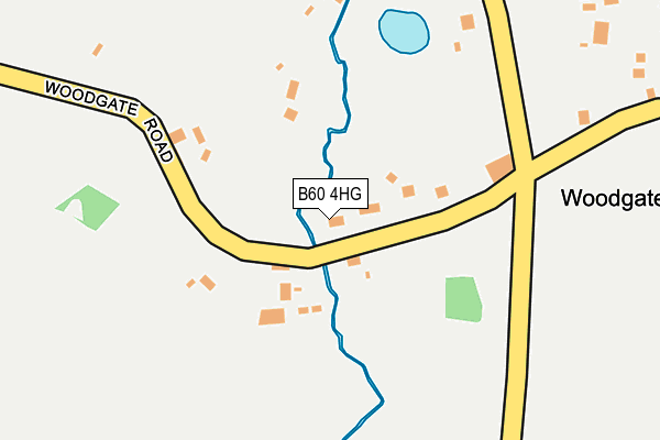 B60 4HG map - OS OpenMap – Local (Ordnance Survey)