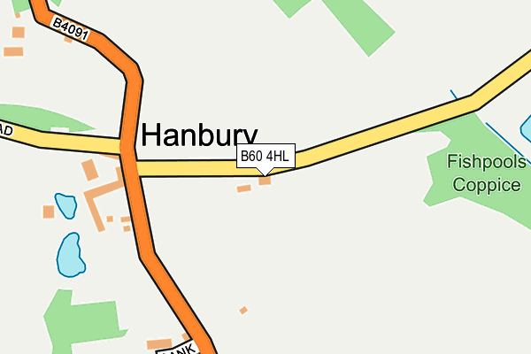 B60 4HL map - OS OpenMap – Local (Ordnance Survey)