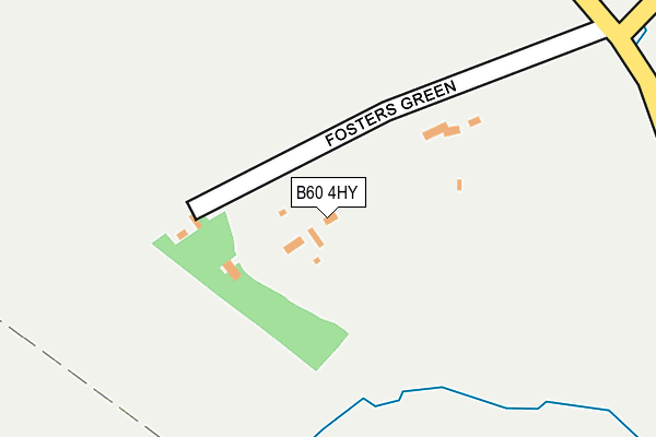 B60 4HY map - OS OpenMap – Local (Ordnance Survey)