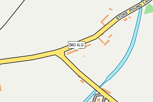 B60 4LG map - OS OpenMap – Local (Ordnance Survey)