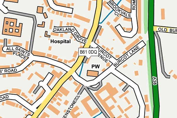 B61 0DQ map - OS OpenMap – Local (Ordnance Survey)