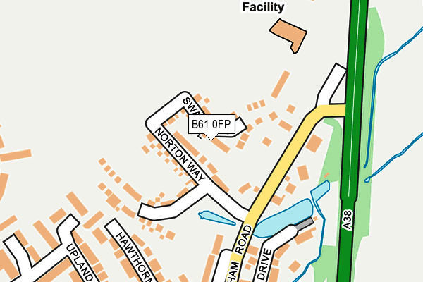 B61 0FP map - OS OpenMap – Local (Ordnance Survey)