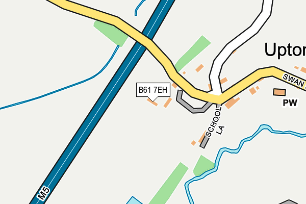 B61 7EH map - OS OpenMap – Local (Ordnance Survey)