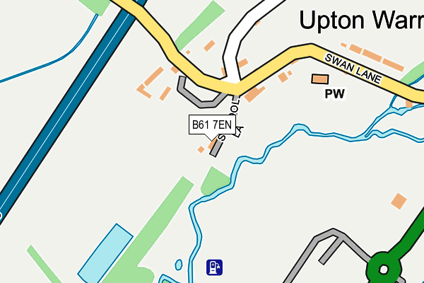 B61 7EN map - OS OpenMap – Local (Ordnance Survey)