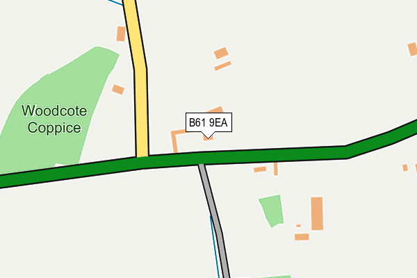 B61 9EA map - OS OpenMap – Local (Ordnance Survey)