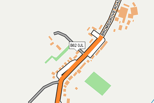 B62 0JL map - OS OpenMap – Local (Ordnance Survey)