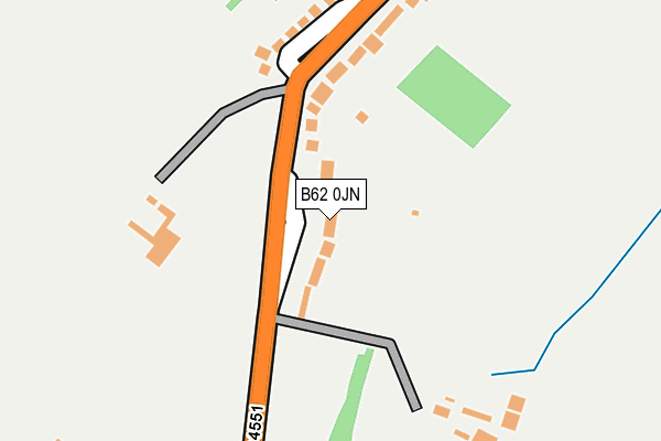 B62 0JN map - OS OpenMap – Local (Ordnance Survey)