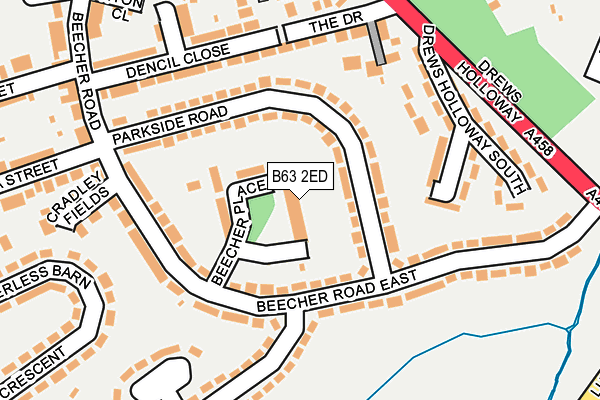 B63 2ED map - OS OpenMap – Local (Ordnance Survey)