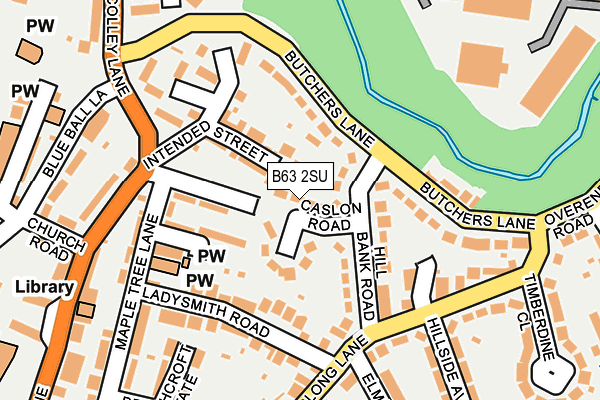 B63 2SU map - OS OpenMap – Local (Ordnance Survey)