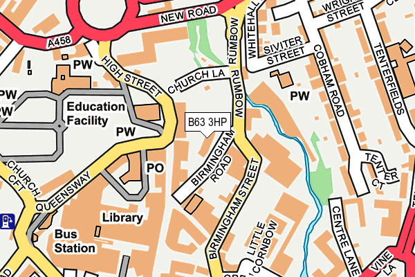 B63 3HP map - OS OpenMap – Local (Ordnance Survey)